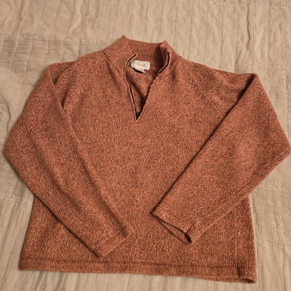 Foxcroft Large Quarter Zip Sweater